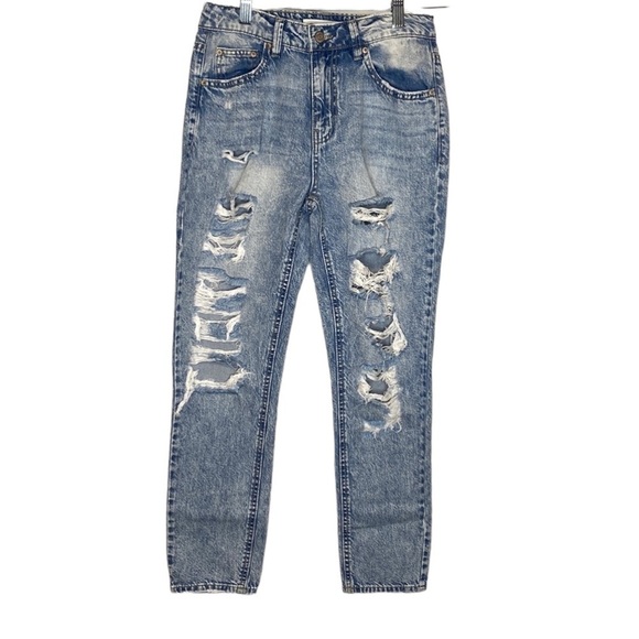 Almost Famous Skinny Ankle Distressed Denim Vintage Jeans - Picture 1 of 13